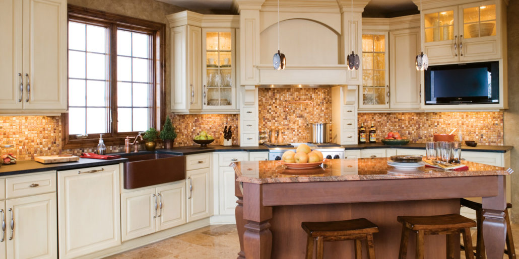 kitchen with island | Marchand Creative Kitchens Cabinets New Orleans Metairie Mandeville LA
